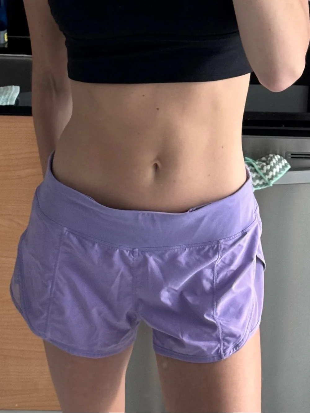 lululemon athletica Lavender Performance Running Shorts
